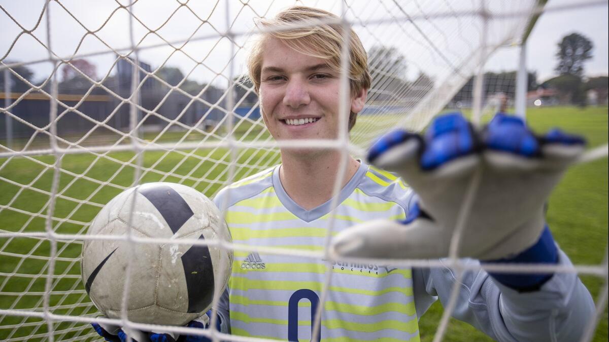 Wally Korbler has stepped into the starting goalkeeper role for the Corona del Mar High boys' soccer team, helping it win its first six matches.