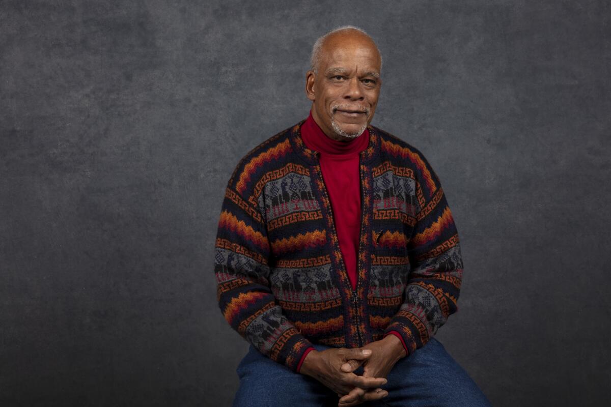 Director Stanley Nelson, from the documentary "Miles Davis: The Birth of the Cool," at the L.A. Times Photo and Video Studio at the 2019 Sundance Film Festival