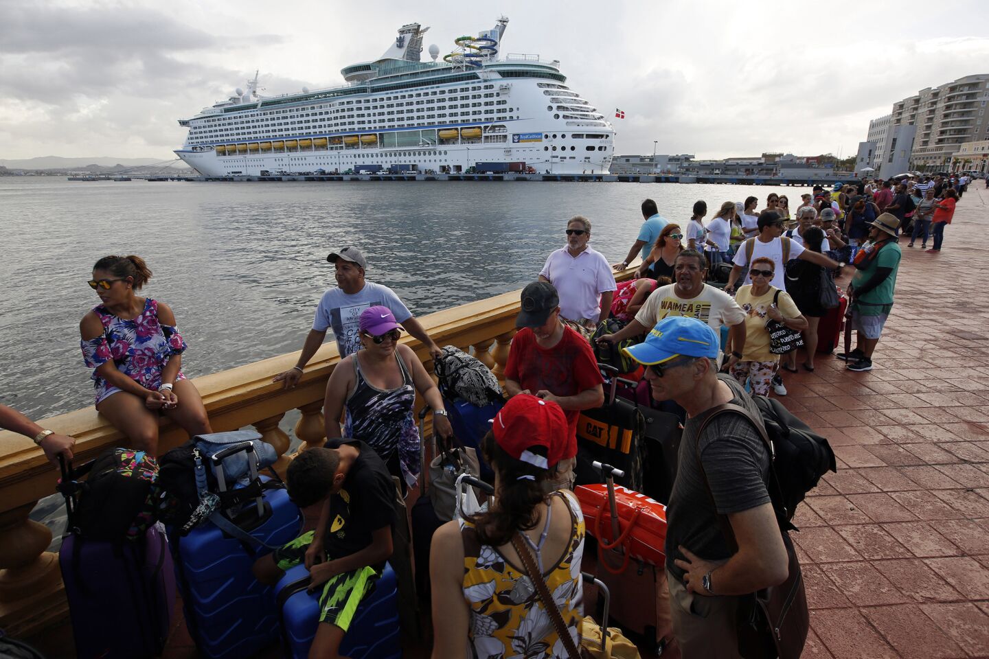 A Royal Caribbean cruise ship is evacuating over 2,000 people from Puerto Rico, St. John, and St. Thomas.