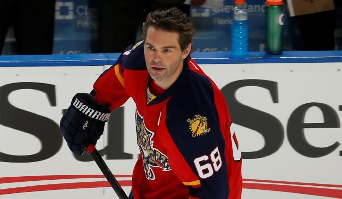 Panthers forward Jaromir Jagr already has two goals in the first two games this season.