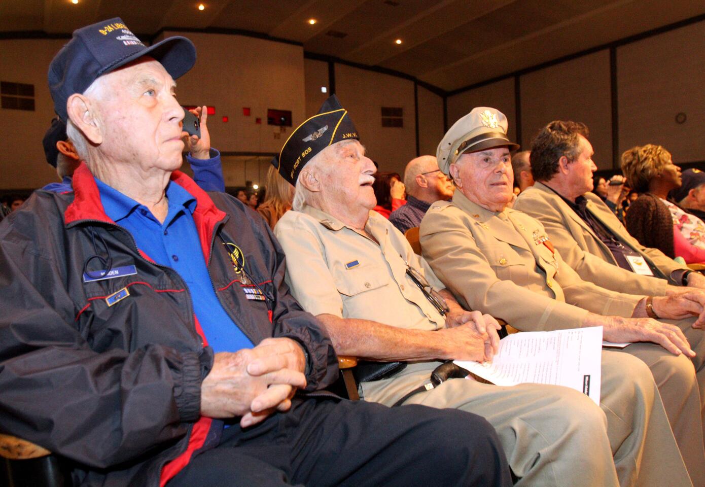 Photo Gallery: World War II veterans honored at Wilson Middle School