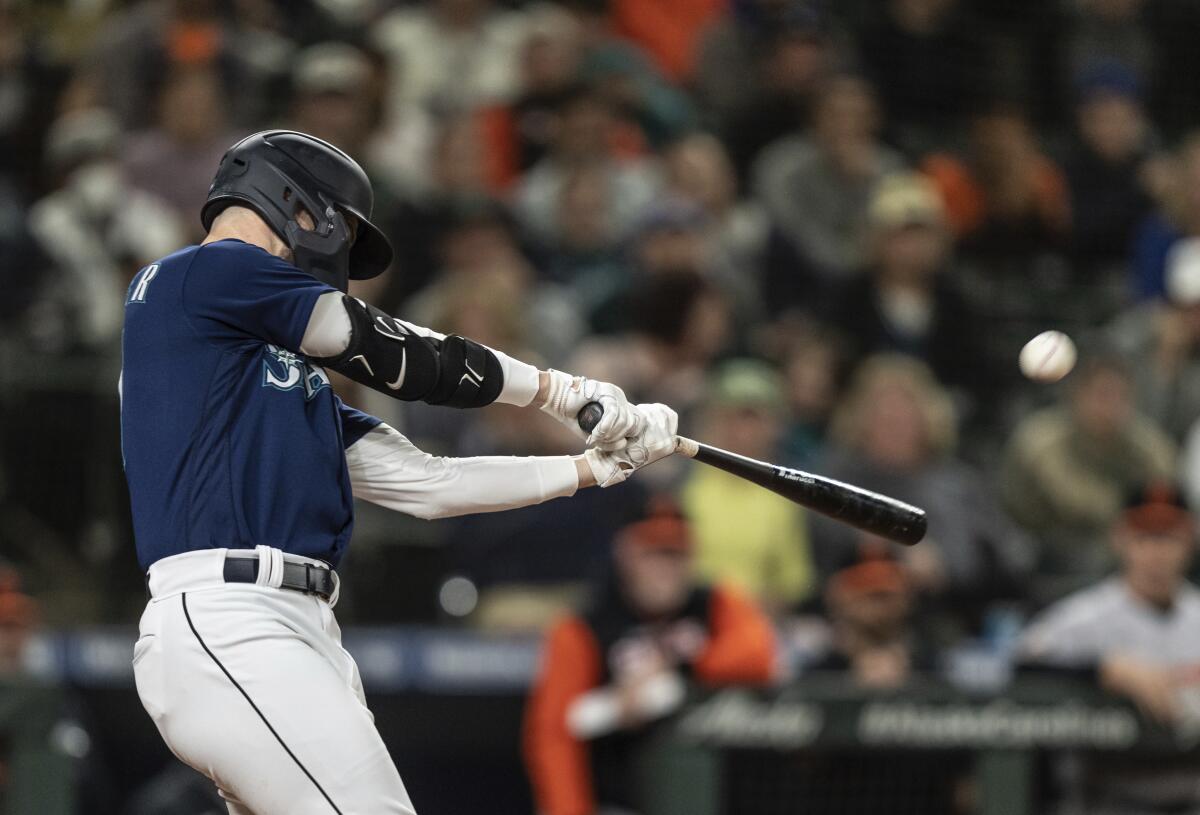 Jesse Winker Seattle Mariners beat Baltimore Orioles 