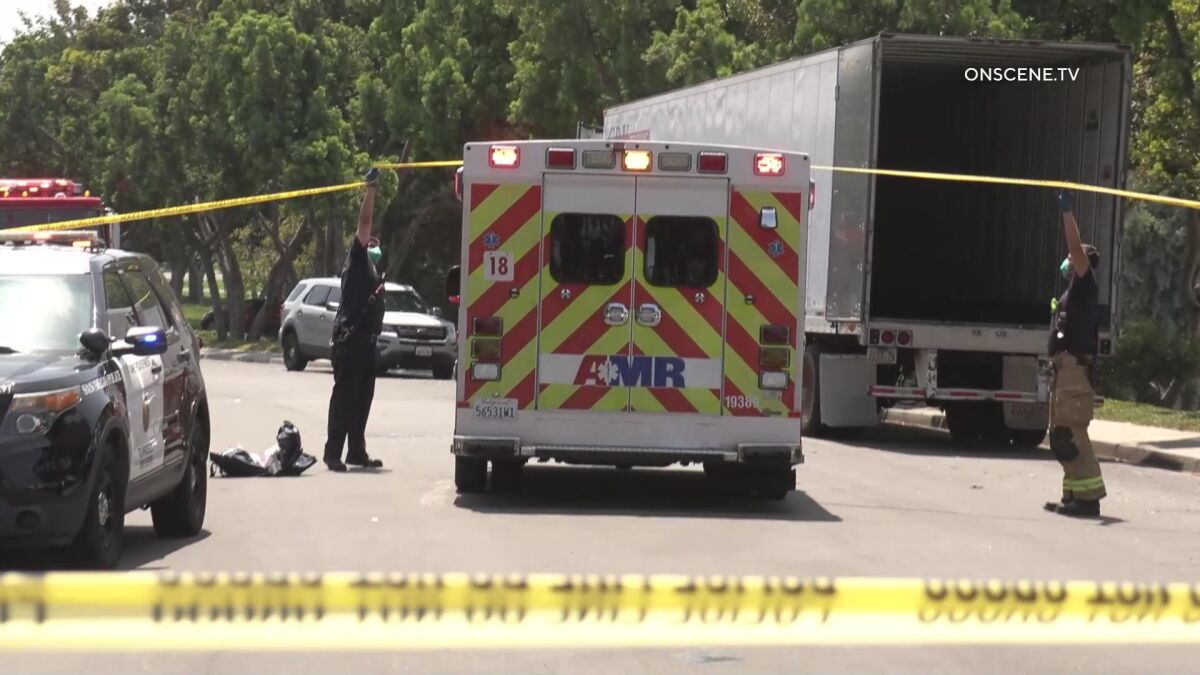 Ambulance to leaves shooting scene in Mt. Hope