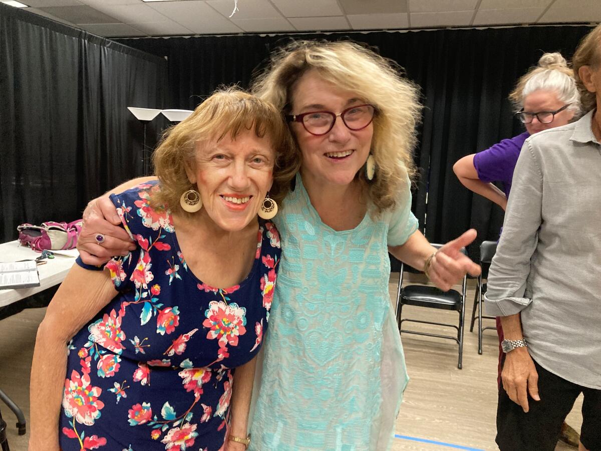 La Jolla residents and actors Fran Zimmerman and Katie Keller are part of the upcoming production of “Something in Preserve.”