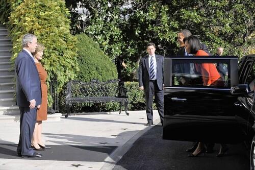 President-elect Obama arrives