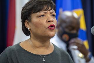 FILE - New Orleans Mayor LaToya Cantrell speaks at the police headquarters in New Orleans about the uptick in crime around the city, on Feb. 2, 2022. The effort to recall Mayor Cantrell has failed, Louisiana Gov. John Bel Edwards announced Tuesday, March 21, 2023. (Chris Granger/The Times-Picayune/The New Orleans Advocate via AP, File)