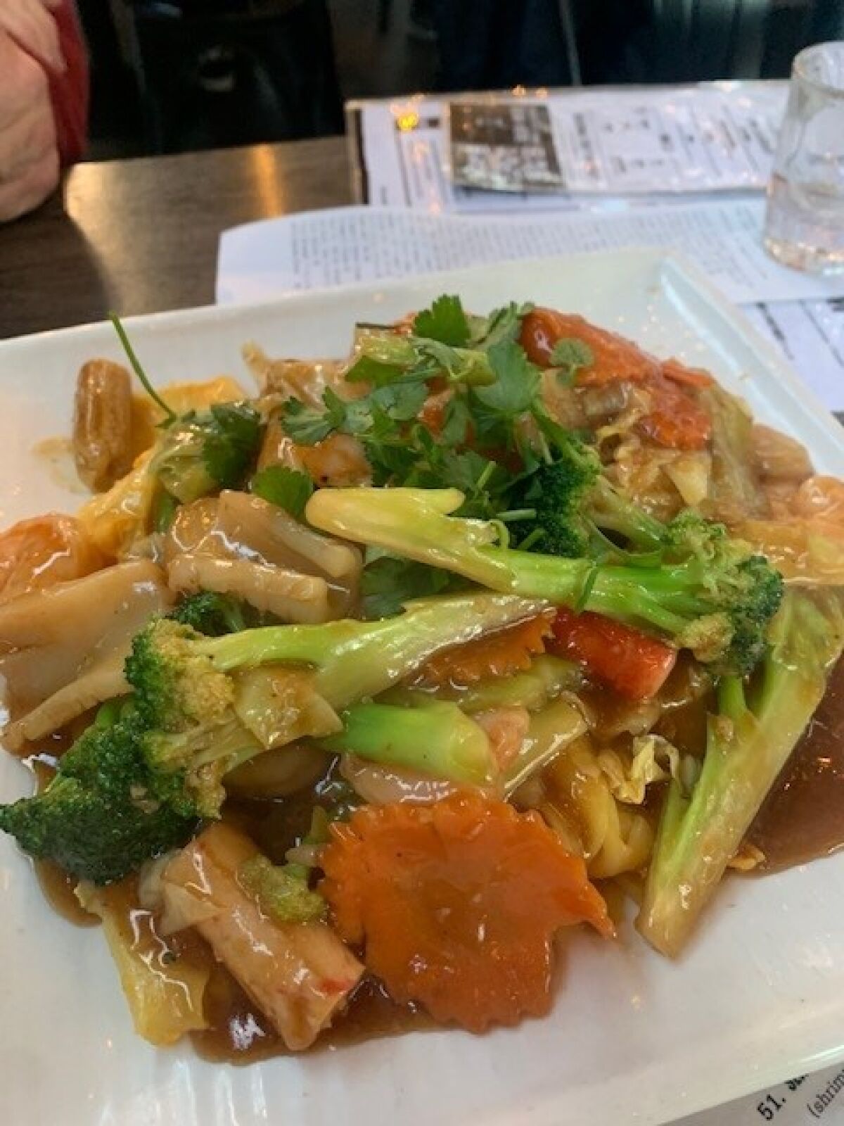 OB Noodle House's seafood chow fun
