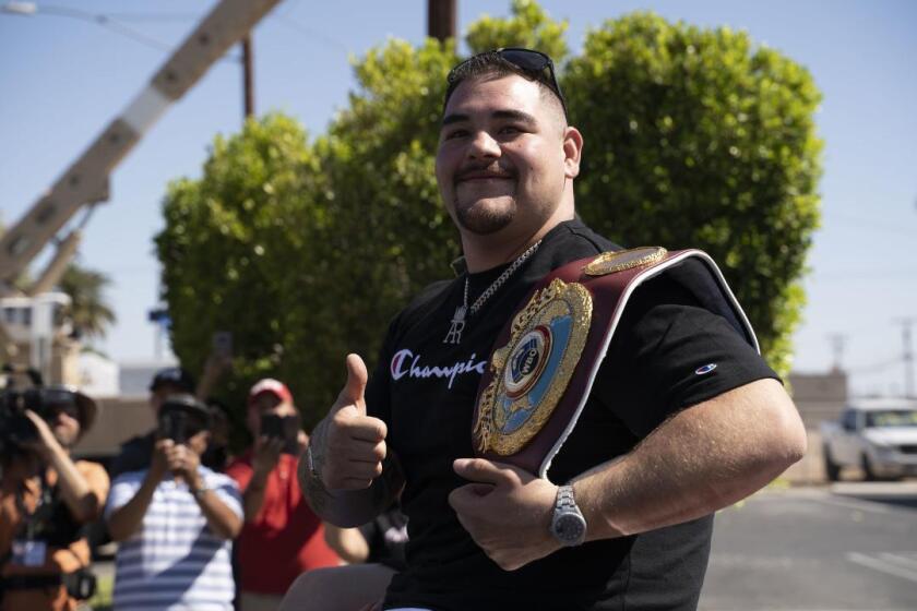 Andy Ruiz Jr. is the newly crowned heavyweight boxing champion of the world