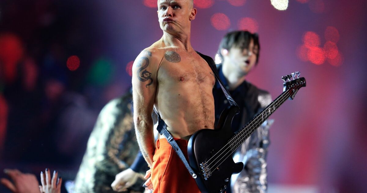Flea gives it Red Hot Chili Peppers were Super Bowl - Los Angeles Times