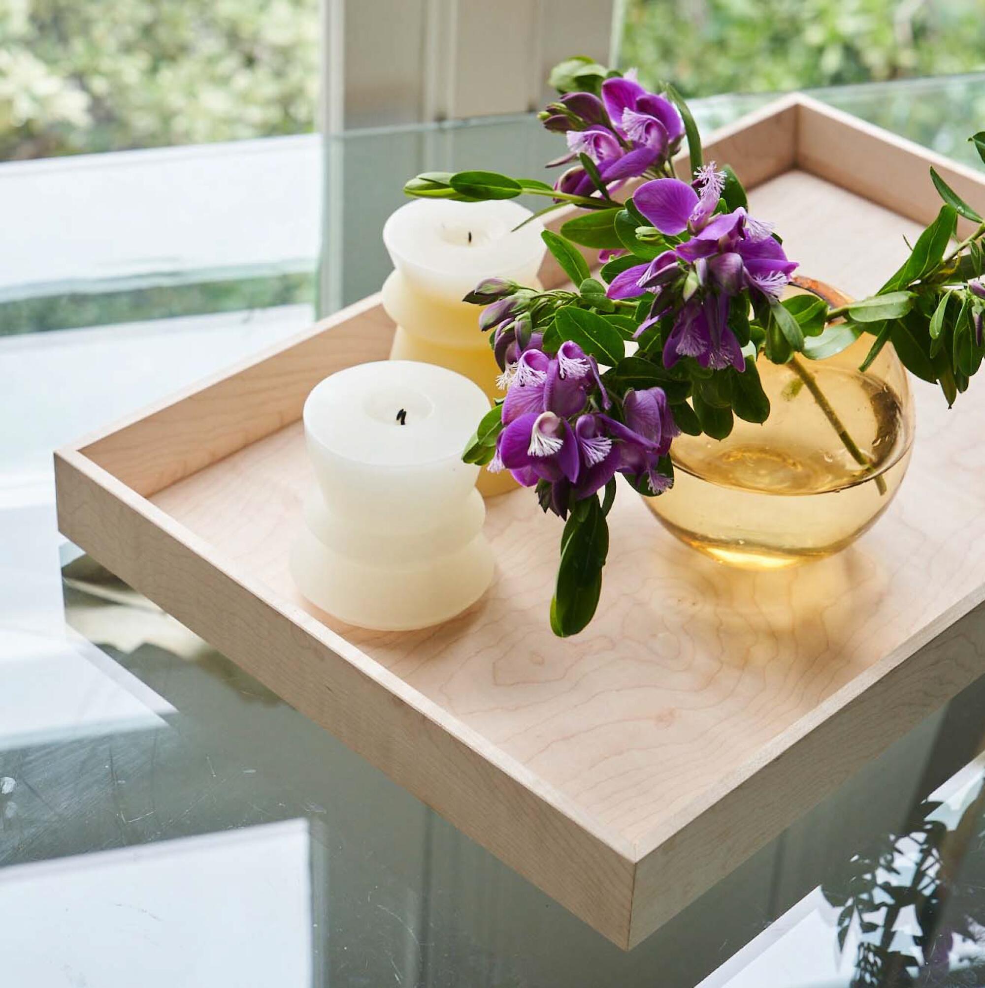 A maple wood serving tray from Would Works