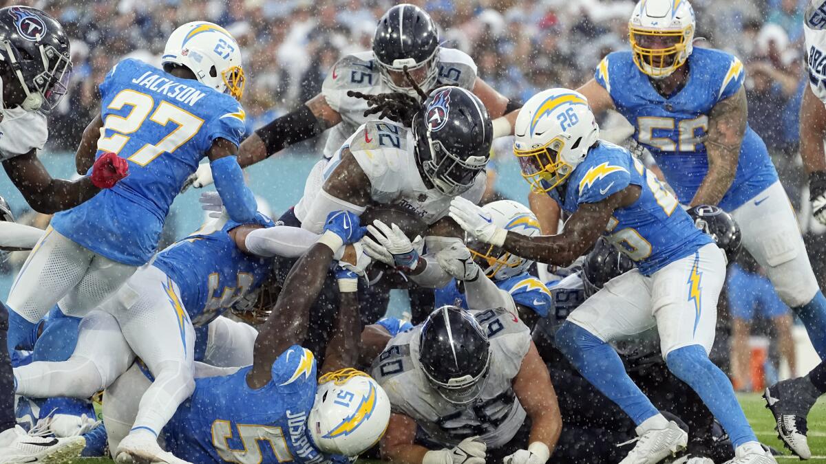 Chargers' 27-24 overtime loss to the Titans by the numbers - Los