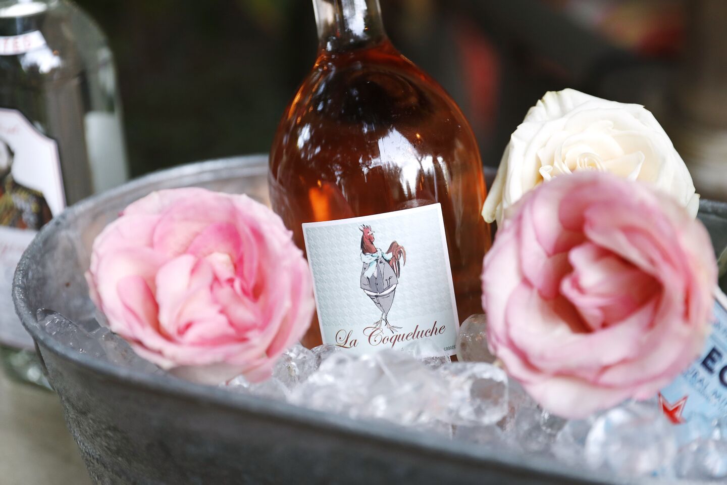 An iced rosé is the perfect accompaniment.