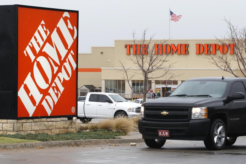 A Home Depot store in Oklahoma City.