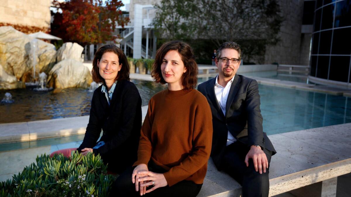 Pia Gottschaller, left, Zanna Gilbert and Andrew Perchuk.