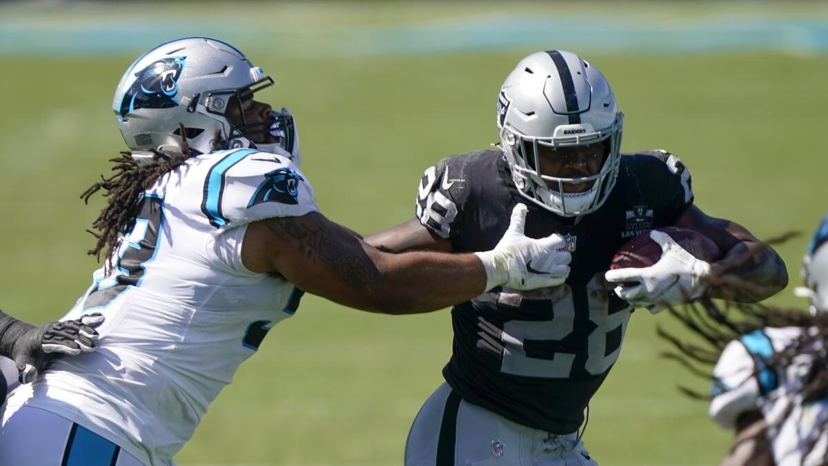 Panthers fall 34-30 to Raiders in opener