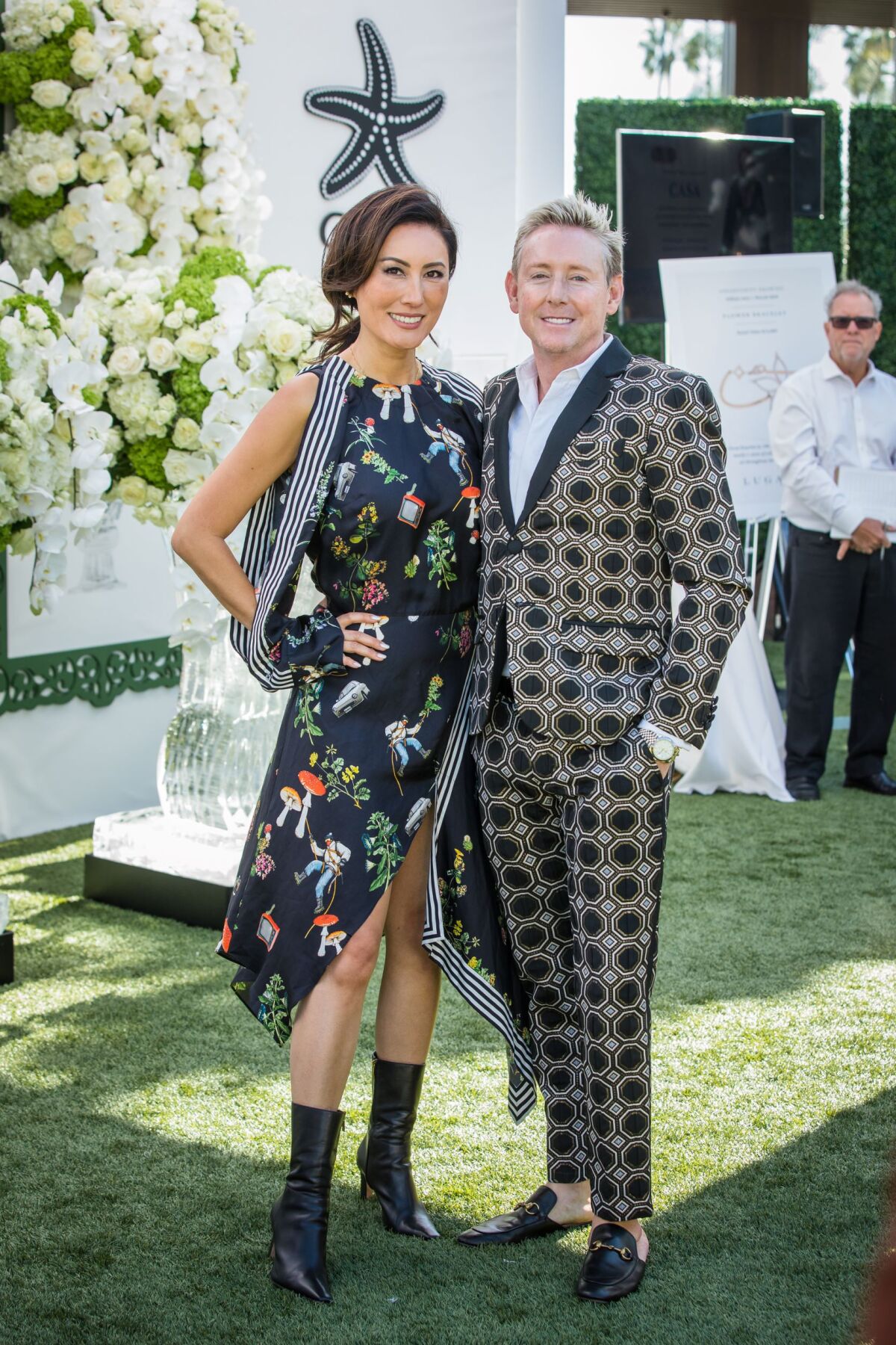 Lauren Wong and Barclay Butera at the CASA event that raised $620,000.
