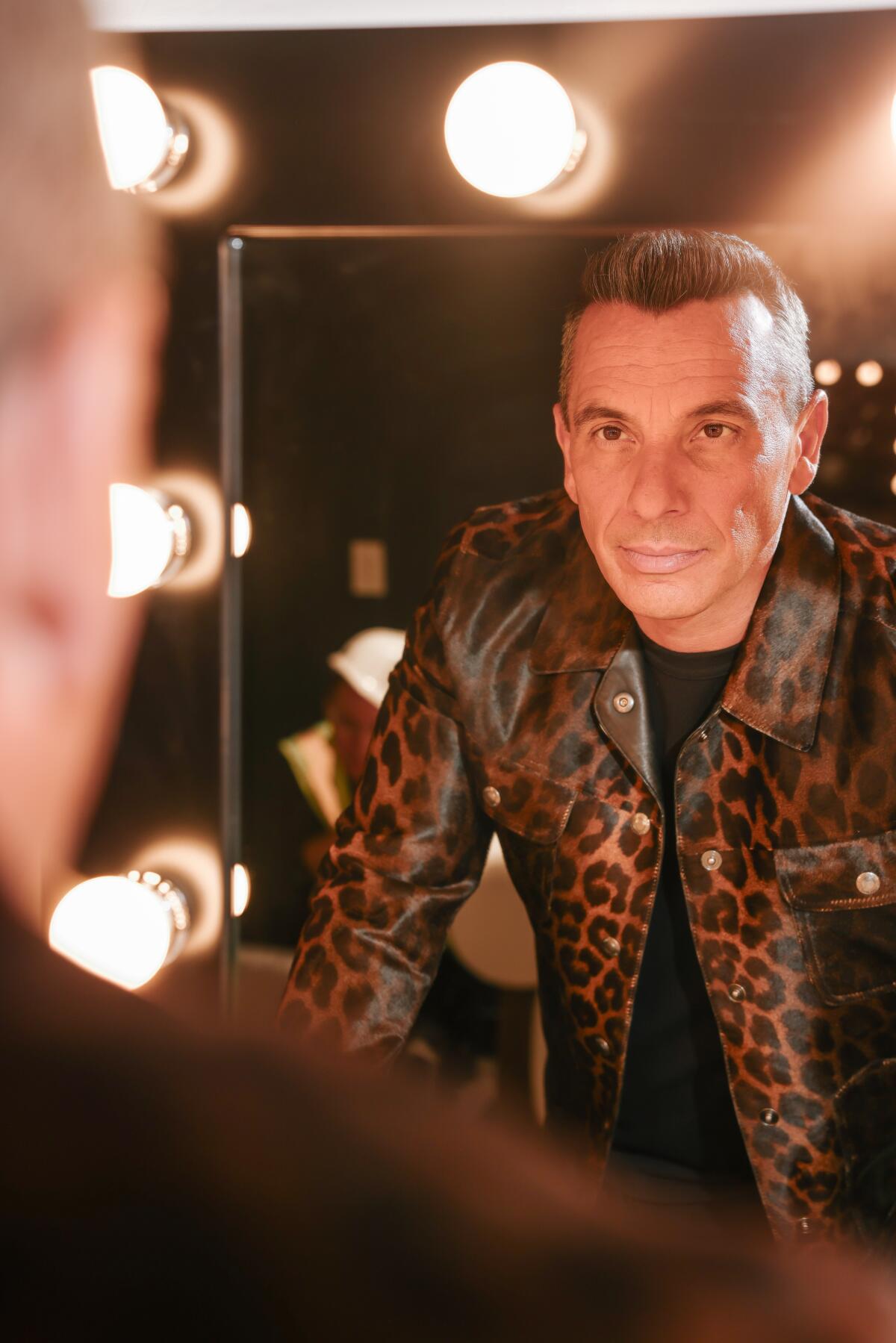 Sebastian Maniscalco poses for a portrait ahead of his shows that will open the venue at Intuit Dome.