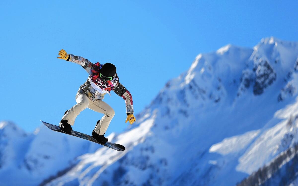 Shaun White, shown preparing for the 2014 Winter Olympics in Sochi, Russia, has made a seven digit investment in Mammoth Resorts, said Rusty Gregory, the company’s chief executive.