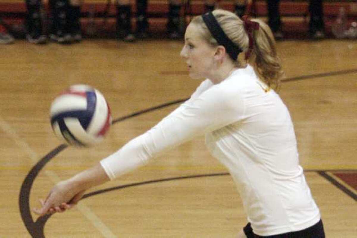 ARCHIVE PHOTO: Kendall Walbrecht finished the season with 332 kills, 165 digs, 33 aces and 27 blocks for the La Canada Spartans.
