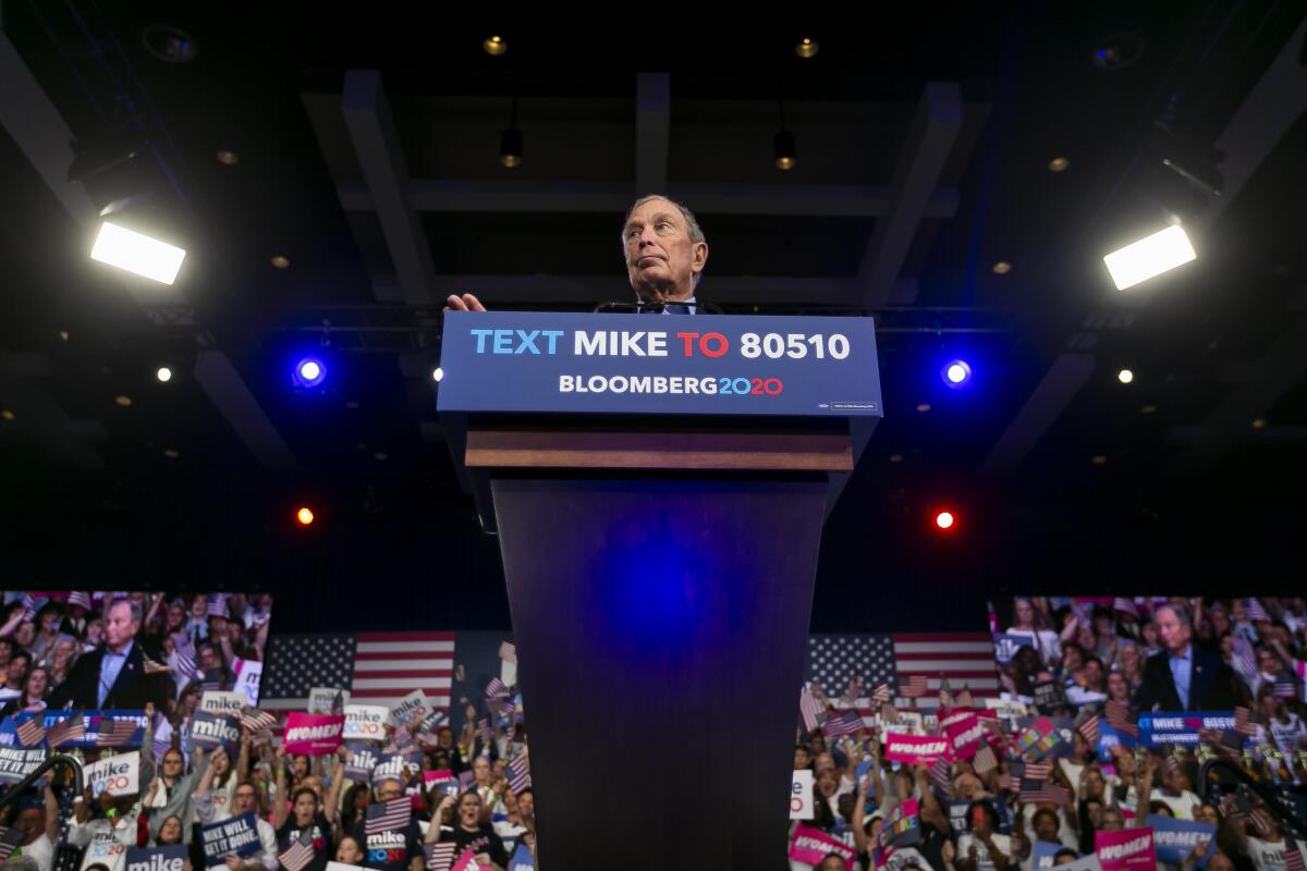  Michael R. Bloomberg campaigns in Florida 