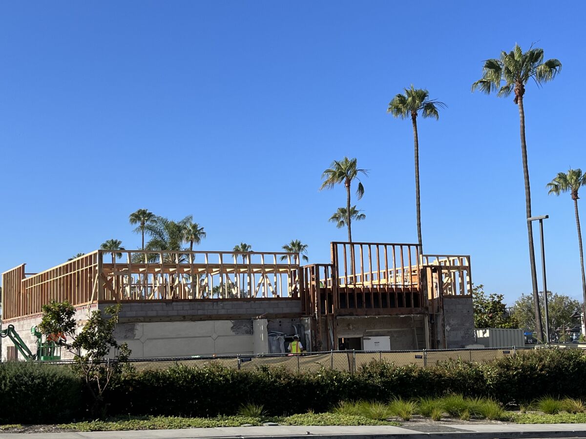 Construction is underway on the new McDonald's at Del Mar Highlands Town Center.