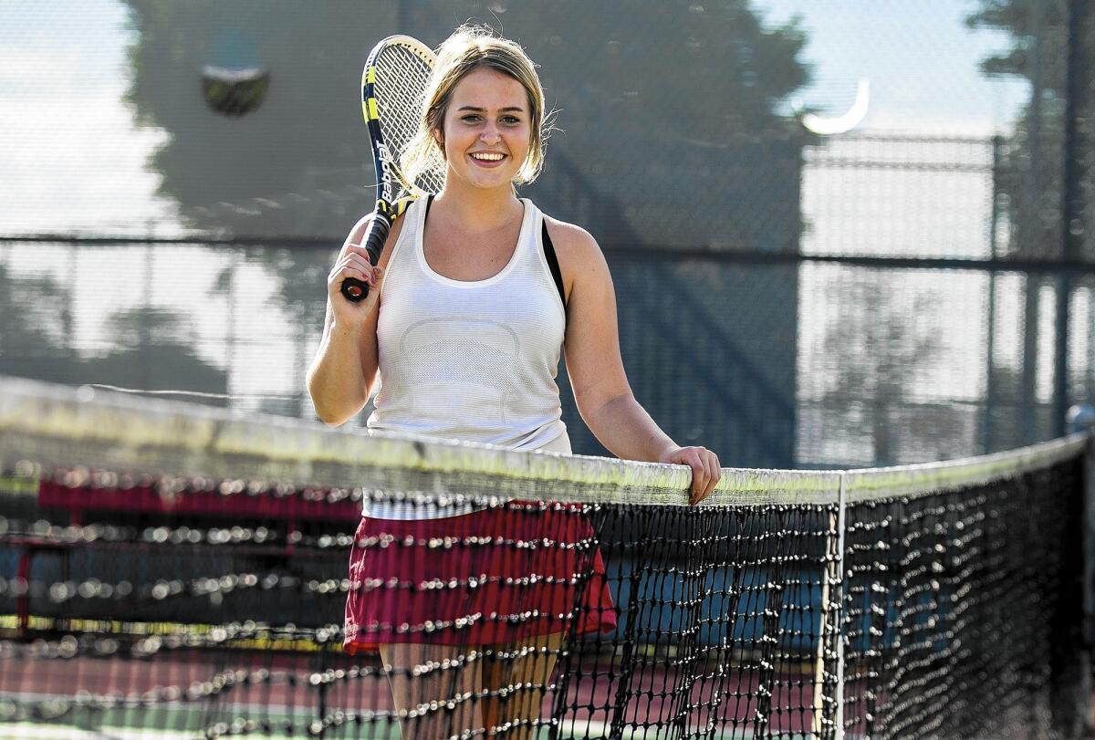 Estancia High senior girls' tennis player Kinley Ohland is Daily Pilot High School Athlete of the Week.