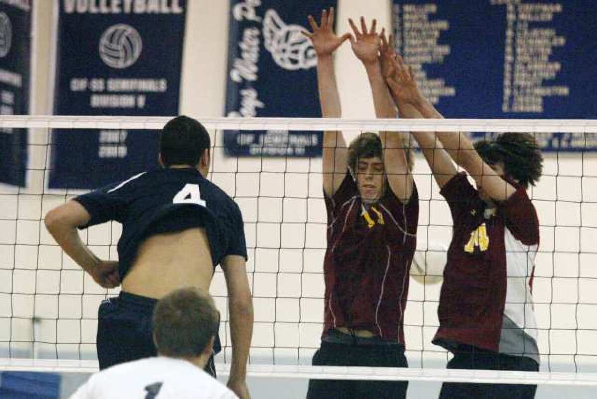 ARCHIVE PHOTO: Flintridge Prep's Kareem Ismail, from left, and La Cañada High's Jonathan Sullivan and Mitchell Page will each look to provide their teams with senior leadership in 2013.