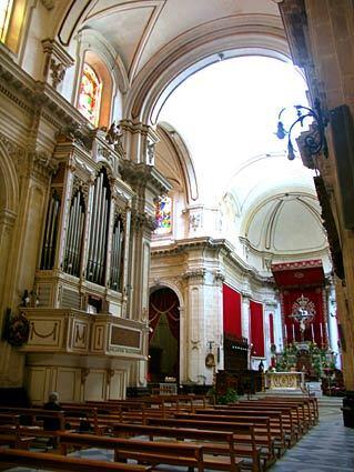 Ragusa Ibla's Cathedral of San Giorgio, an elegant confection designed in 1744 by Sicilian architect Rosario Gagliardi.