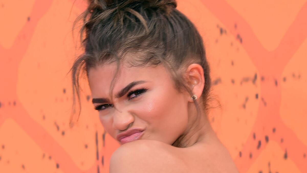 Zendaya says she experienced racism at a Southern California grocery store.