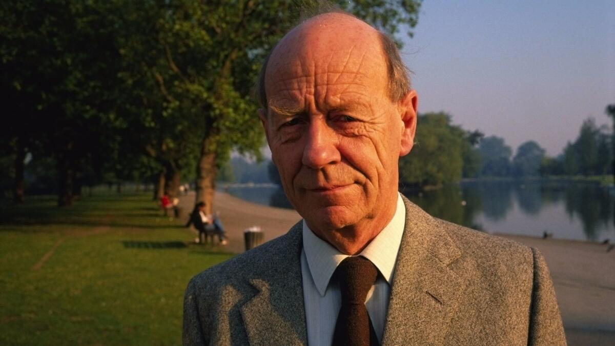 William Trevor in 1988. The author was best known for his short stories.