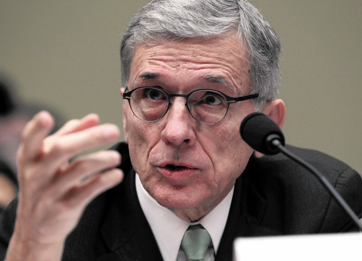 FCC Chairman Tom Wheeler testifies before the House Oversight and Government Reform Committee hearing on net neutrality.