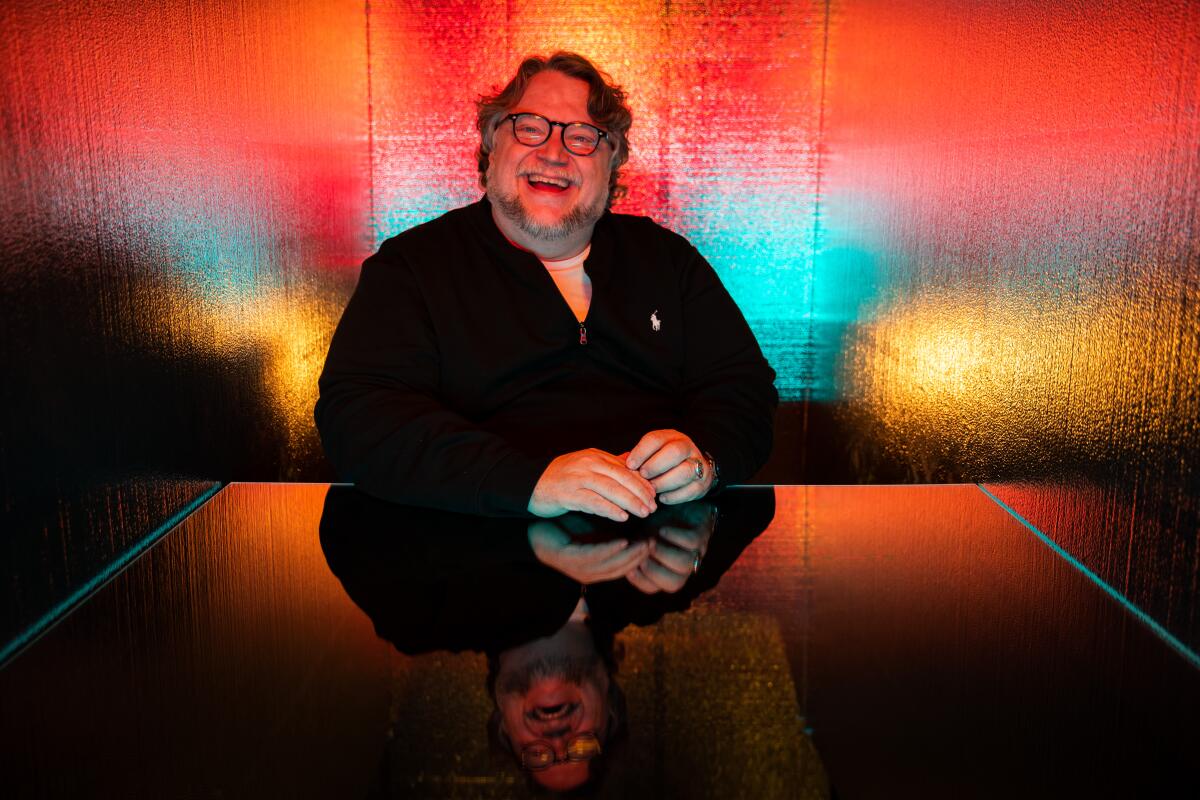 El director mexicano Guillermo del Toro en la Comic-Con International de 2019.