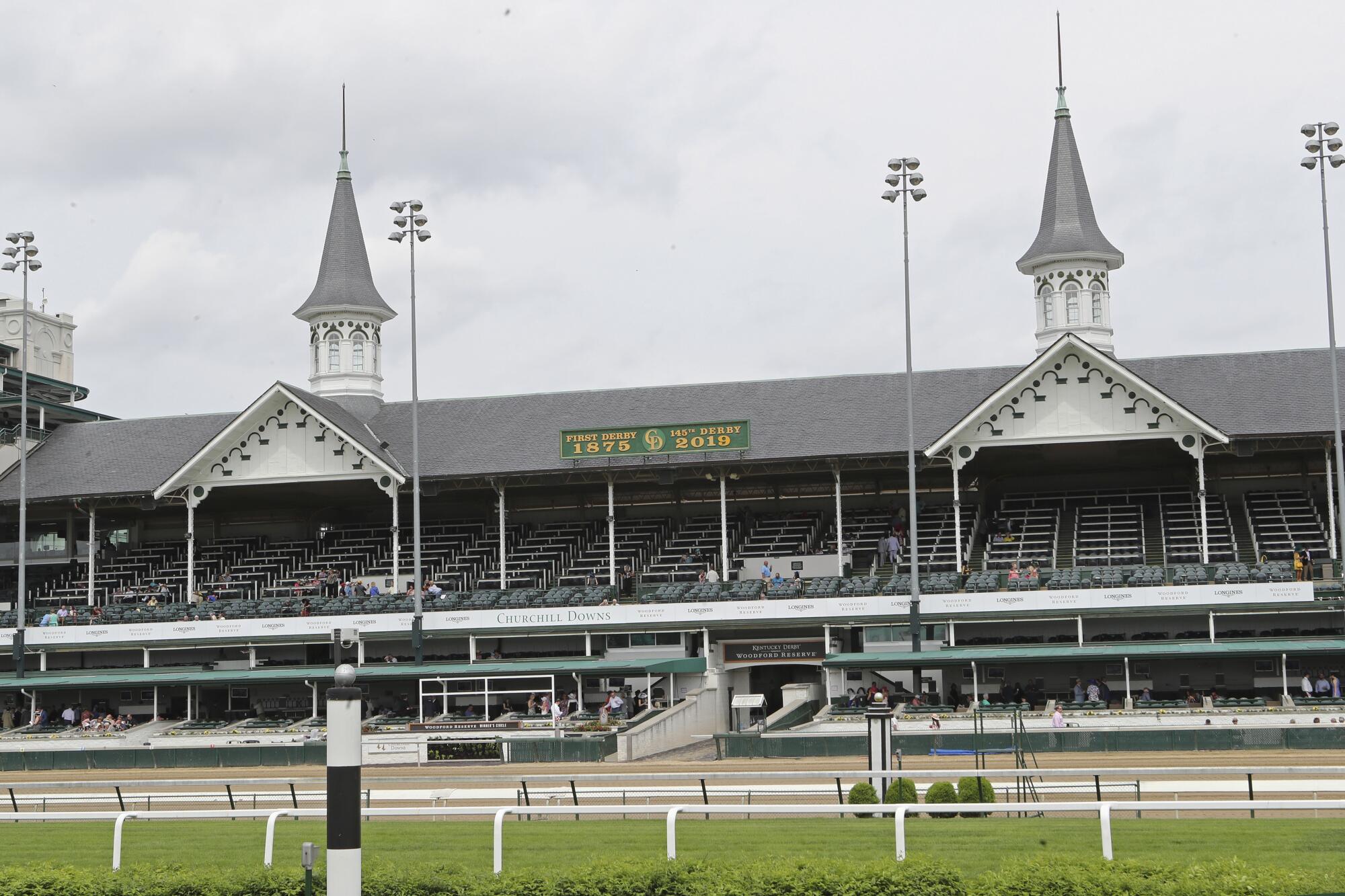 The twin spires are considered the signature view at Churchill Downs. 