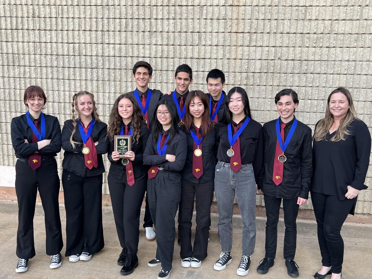 Torrey Pines Academic team Division champions: