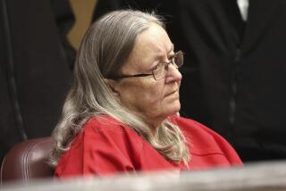 Terry McKirchy, who pleaded guilty to manslaughter for the 2019 death of a man she was accused of disabling as an infant 40 years ago, listens during a hearing at the Broward County Courthouse in Fort Lauderdale, Fla, Wednesday, Aug. 21, 2024. (Carline Jean/South Florida Sun-Sentinel via AP, Pool)