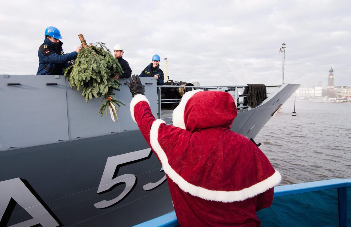 Christmas trees for ships