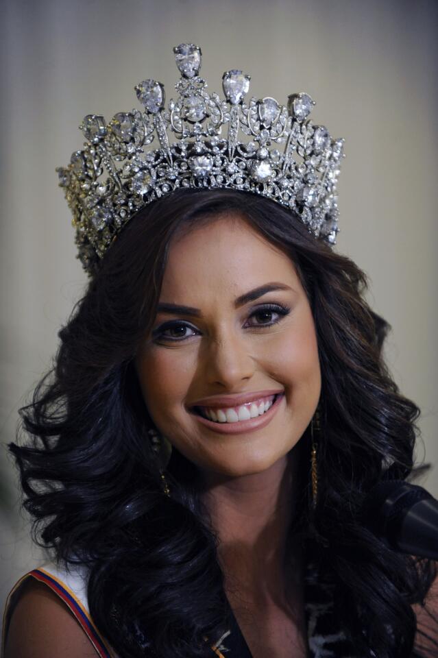 Miss Venezuela 2011 Irene Esser smiles