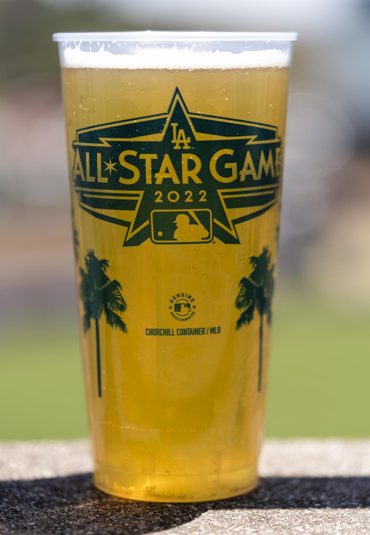 Golden Road mango cart wheat ale available throughout Dodger Stadium.