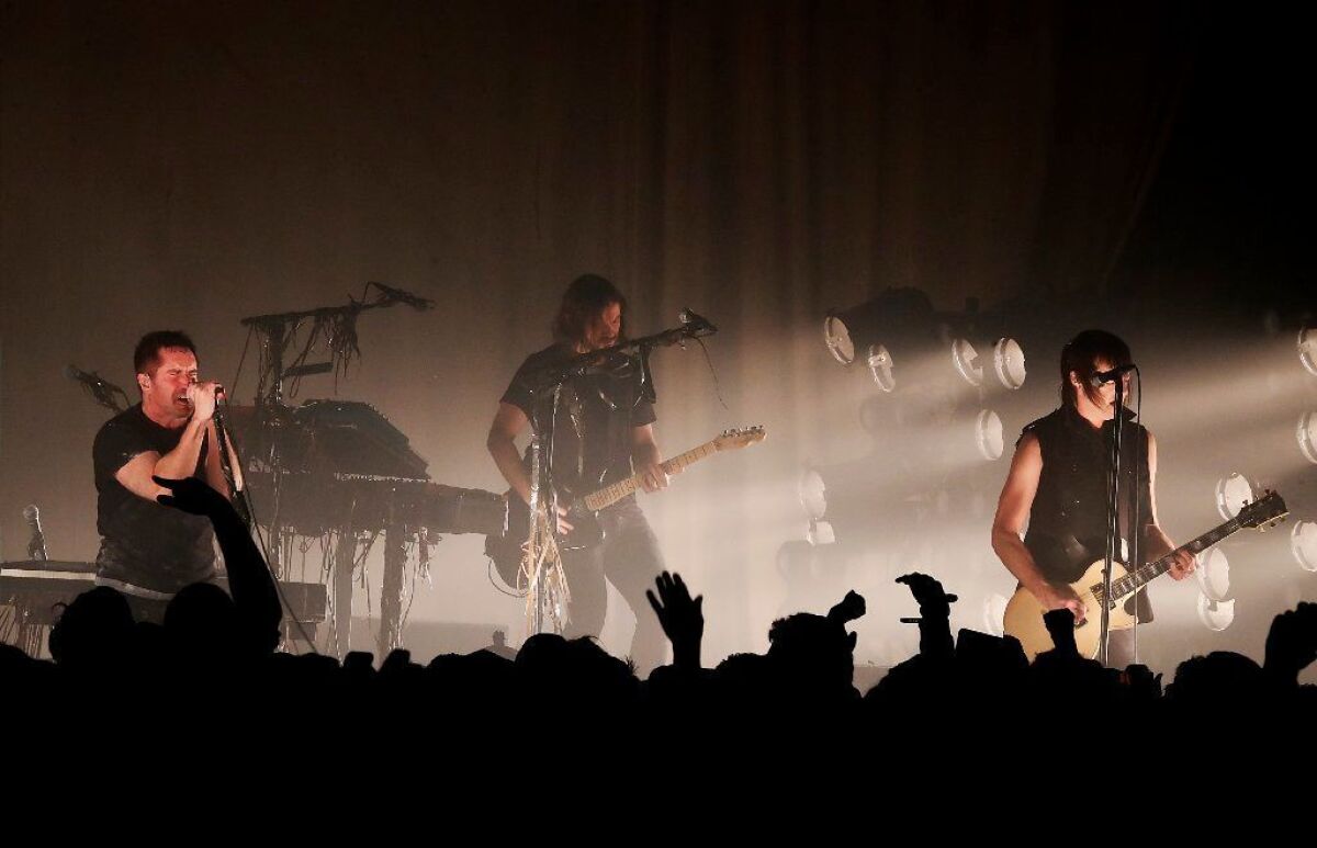 Trent Reznor and Nine Inch Nails perform Dec. 7 at the Hollywood Palladium.