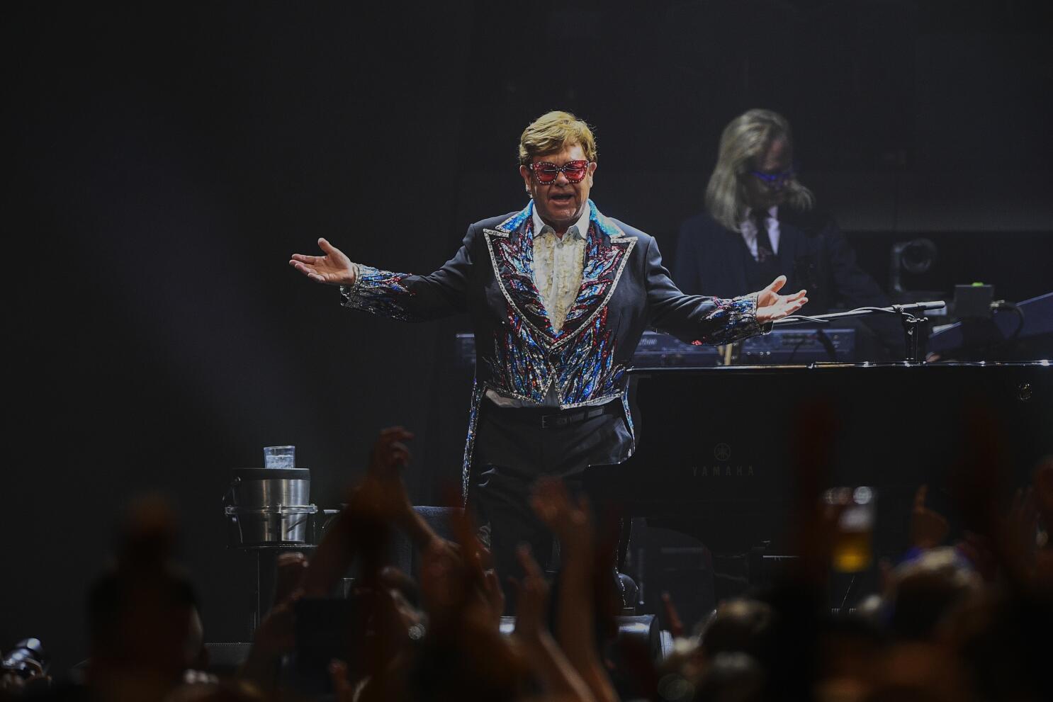 Elton John bids farewell at final Dodger Stadium concert