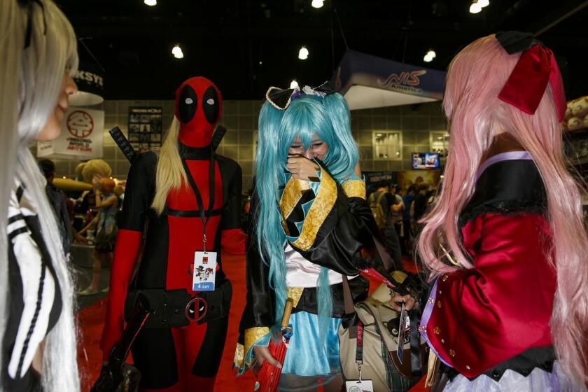 LOS ANGELES, CALIF. -- FRIDAY, JULY 1, 2016: at the Anime Expo in Los Angeles, Calif., on July 1, 2016. (Marcus Yam / Los Angeles Times)