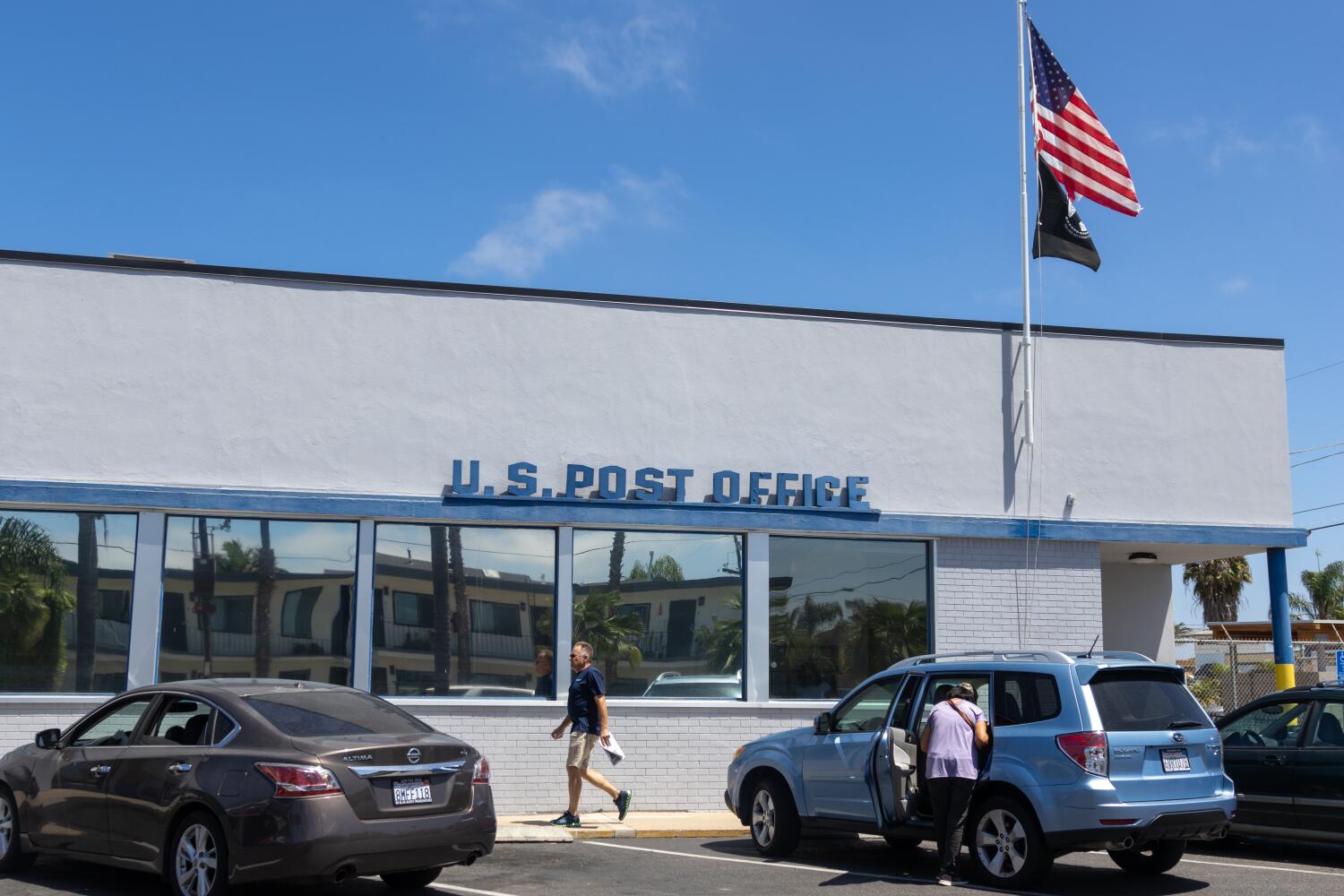 Imperial Beach, CA - August 03: View of the Imperial Beach Post Office on Thursday, August 3, 2023.