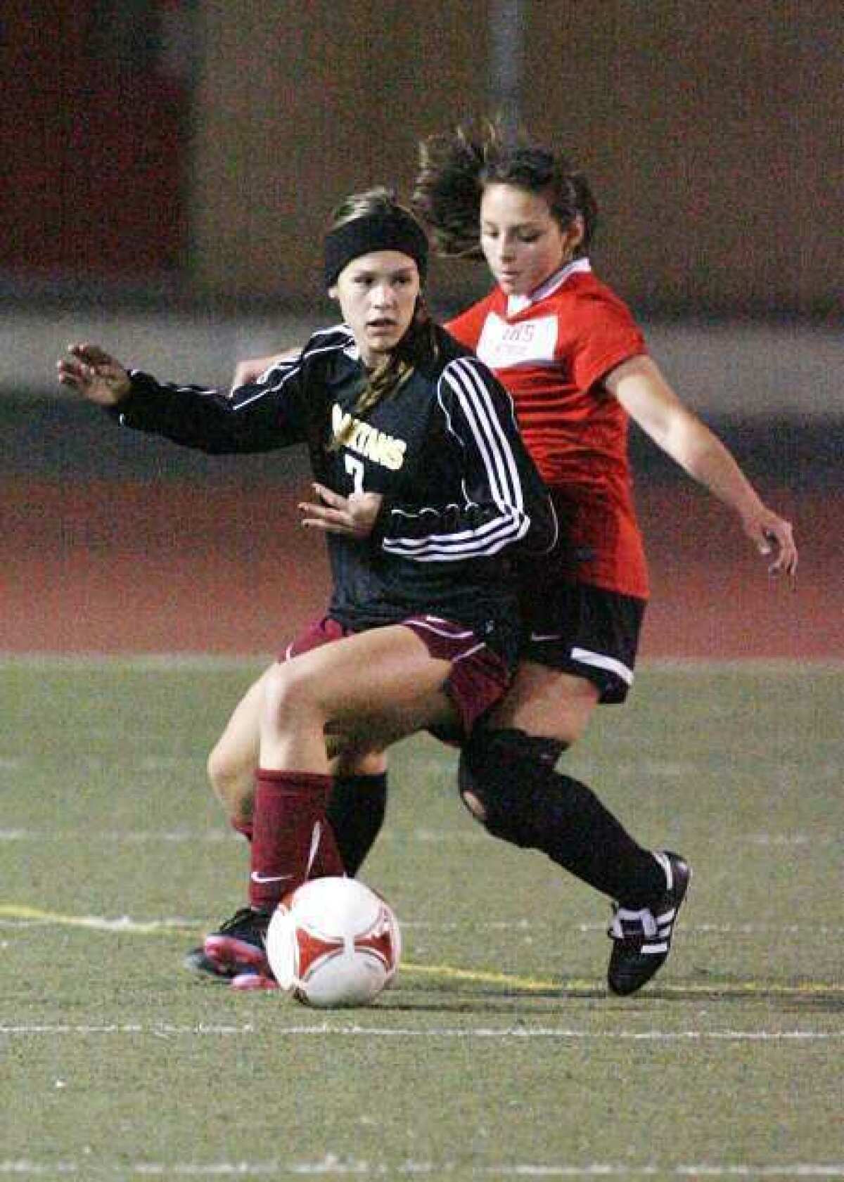 La Canada sophomore forward Megan Decker recorded her second hat trick of the season for the Spartans.