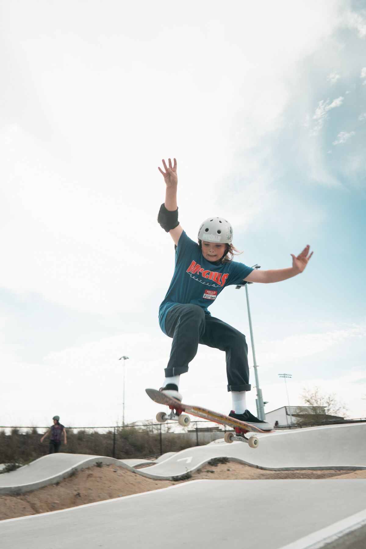 Eli Smith, an 11-year-old rider