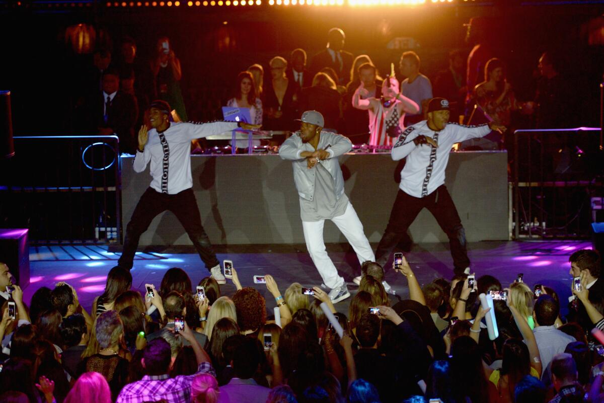 Jason Derulo performs at the Glamorama show at Create Nightclub on Tuesday.