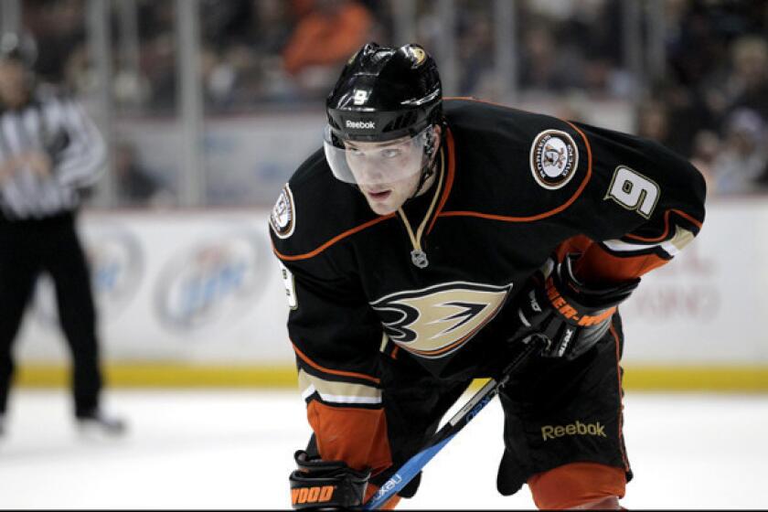 Bobby Ryan played six seasons with the Ducks, finishing with 147 goals and 142 assists in 378 games.