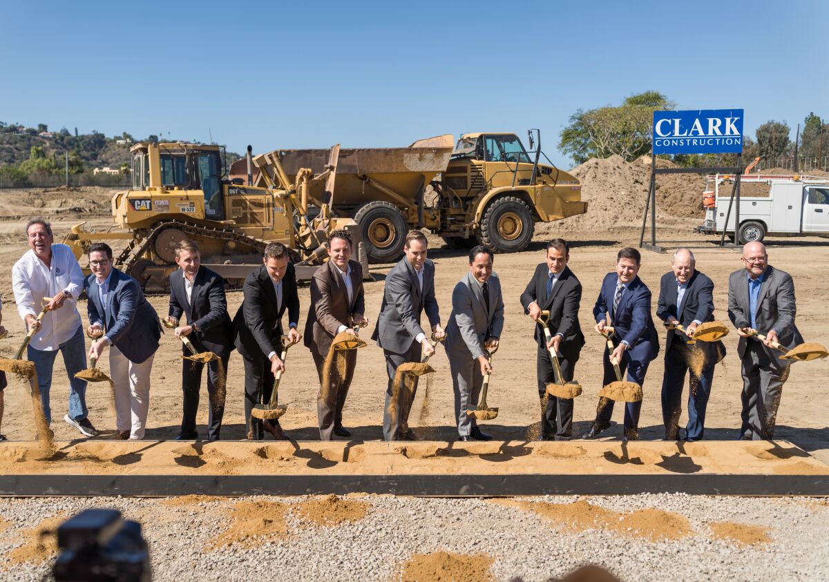 Riverwalk San Diego's groundbreaking ceremony
