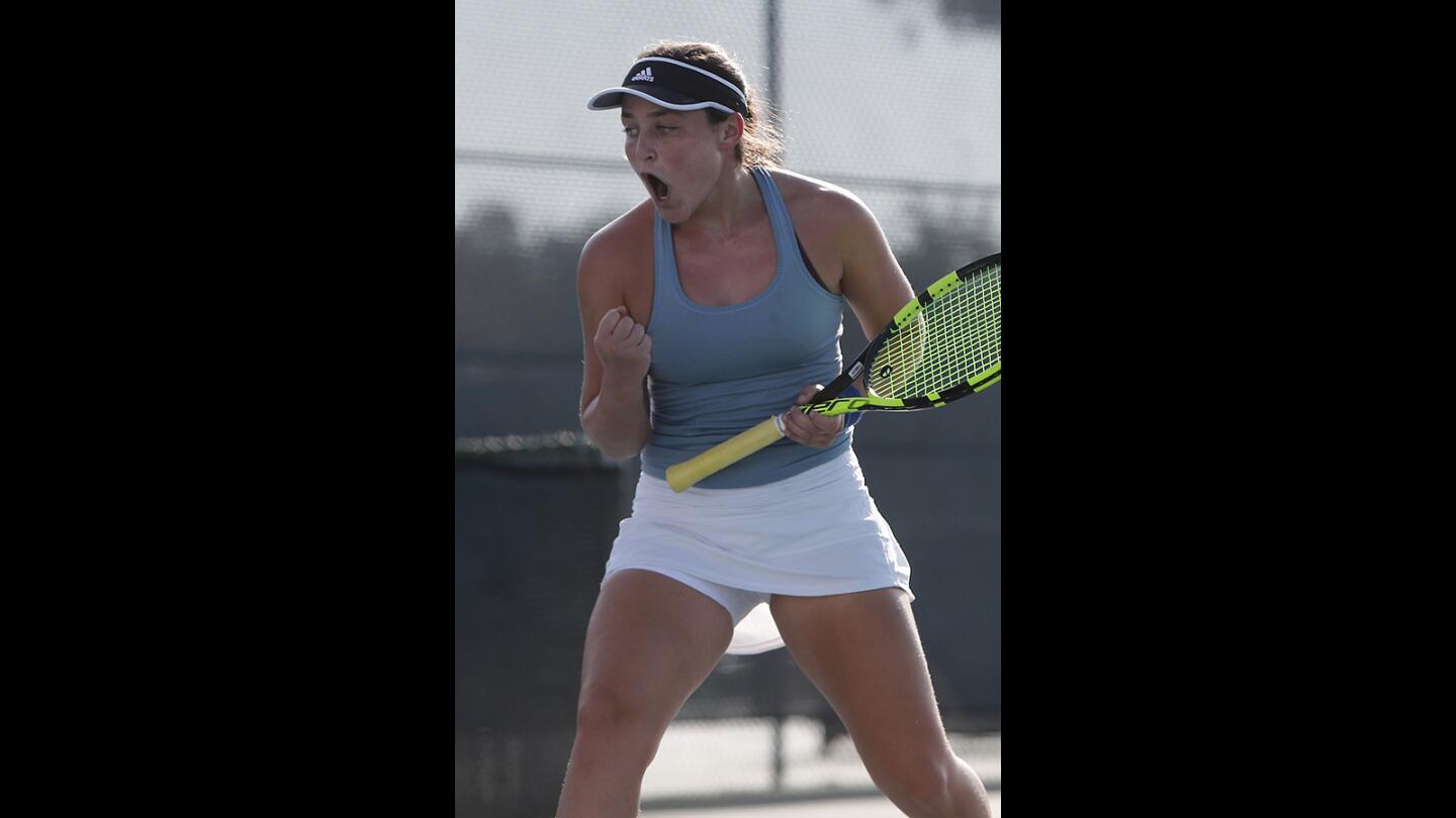 Photo Gallery: Corona del Mar vs. University in girls’ tennis