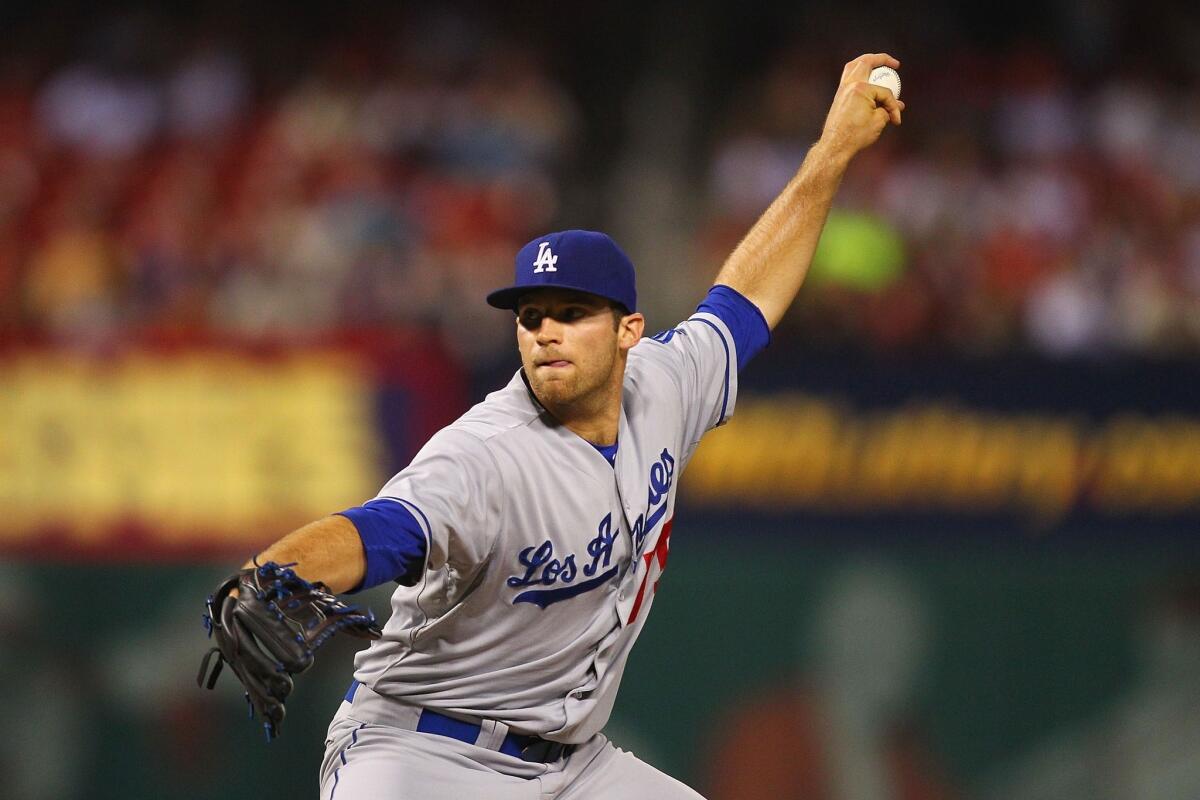 Dodgers reliever Paco Rodriguez fires a pitch against the St. Louis Cardinals last season.