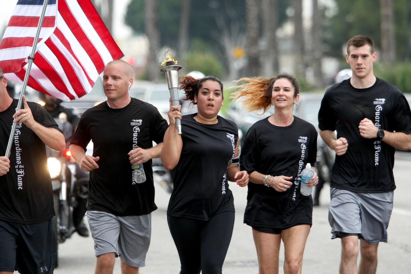 Photo Gallery: Burbank, Glendale police carry Special Olympics torch